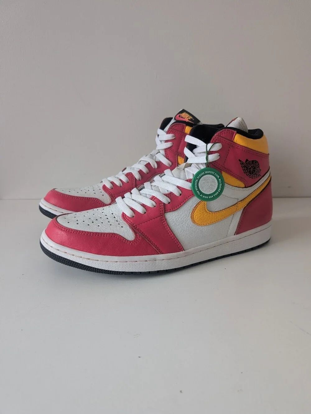 Nike Air Jordan 1 Retro High OG Light Fusion Red 2021 Size 13
